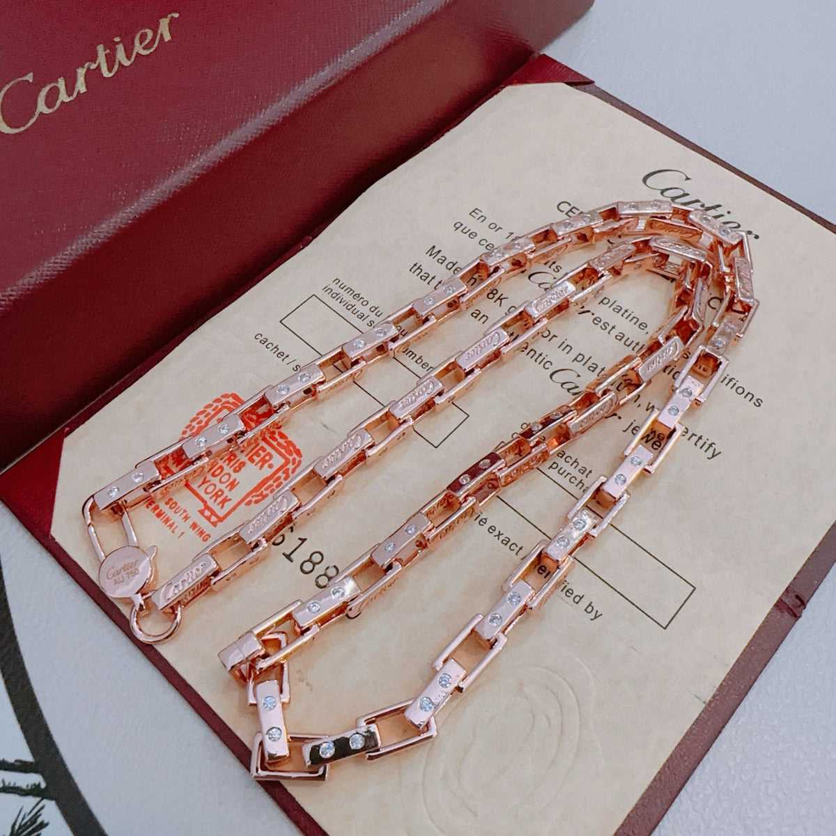 China Replica Cartier Necklaces 102usd Only