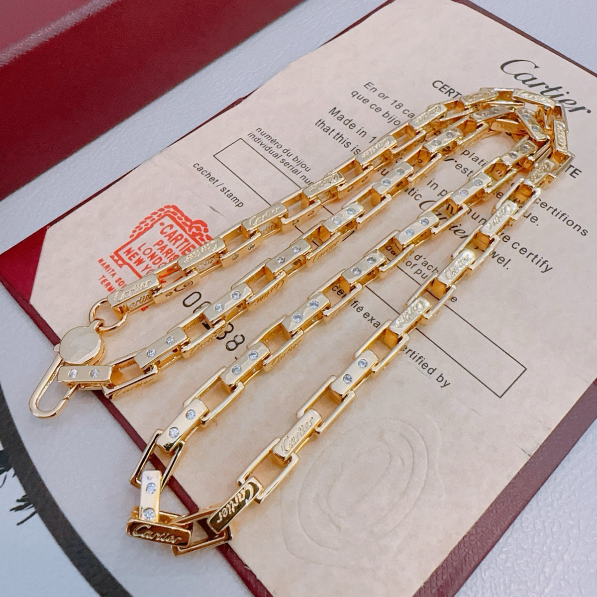 China Replica Cartier Necklaces 102usd Only