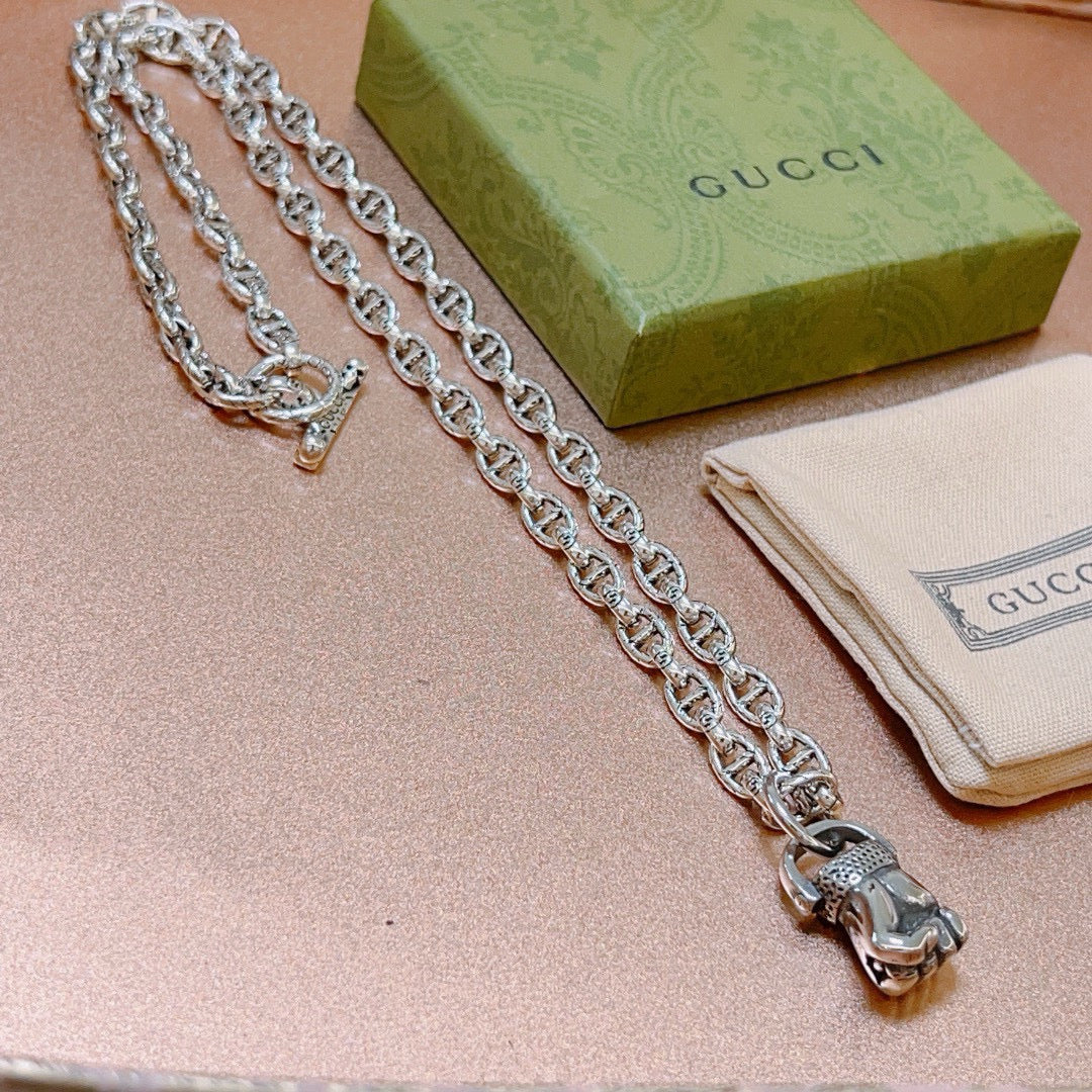 China Replica Gucci Necklaces 66usd Only