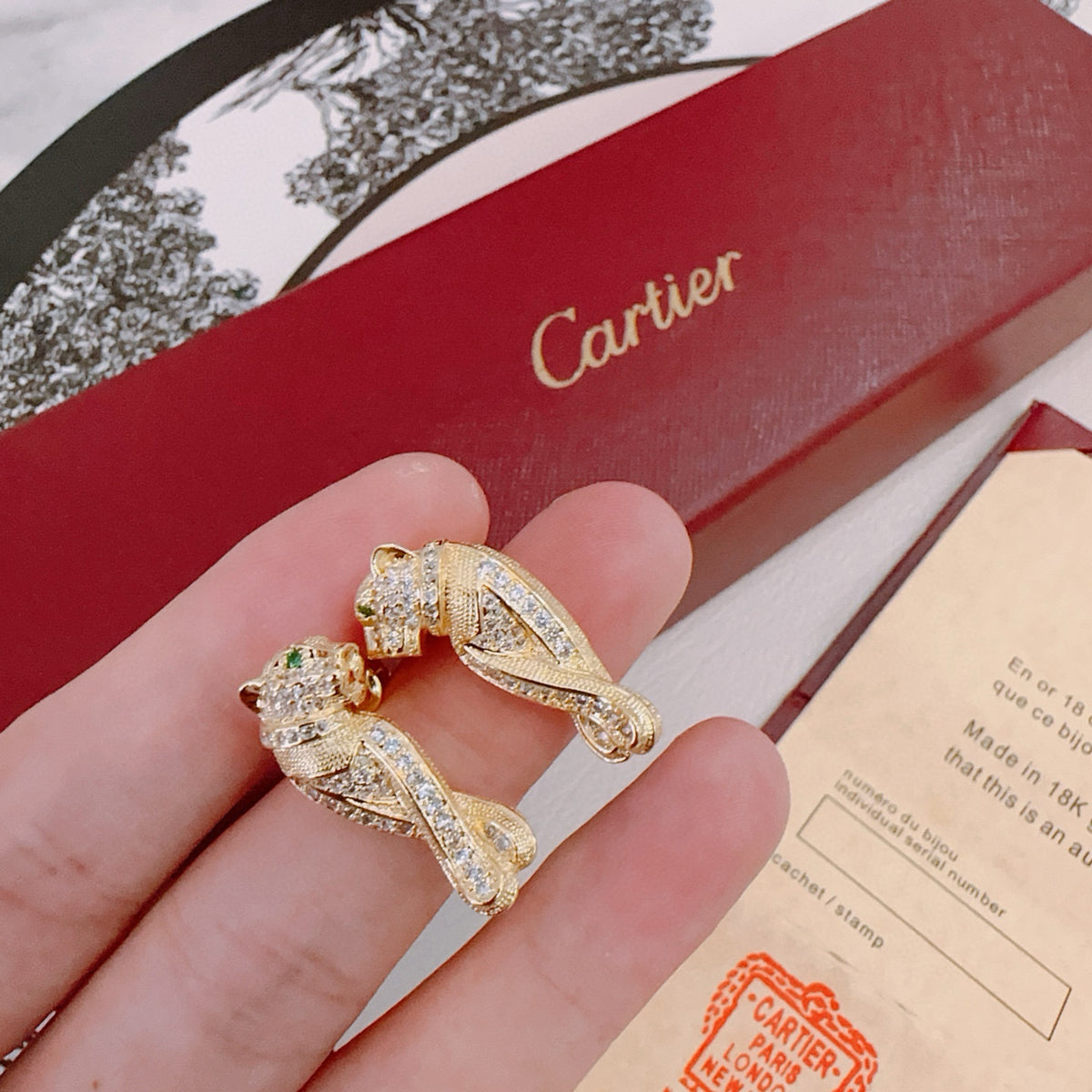 China Replica Cartier Earrings 35usd Only