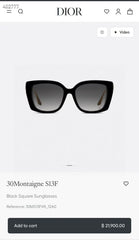 China Replica Dior Sunglasses 42usd Only