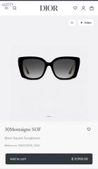 China Replica Dior Sunglasses 42usd Only