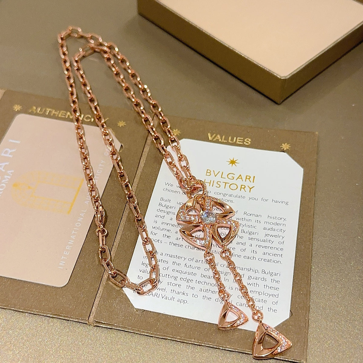 China Replica Bvlgari Necklaces 57usd Only