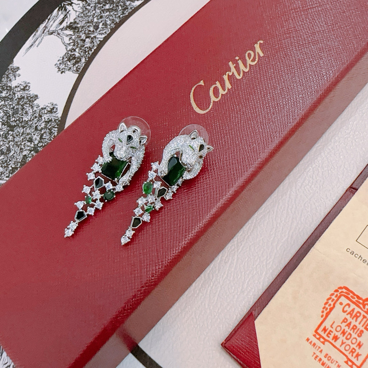 China Replica Cartier Earrings 40usd Only