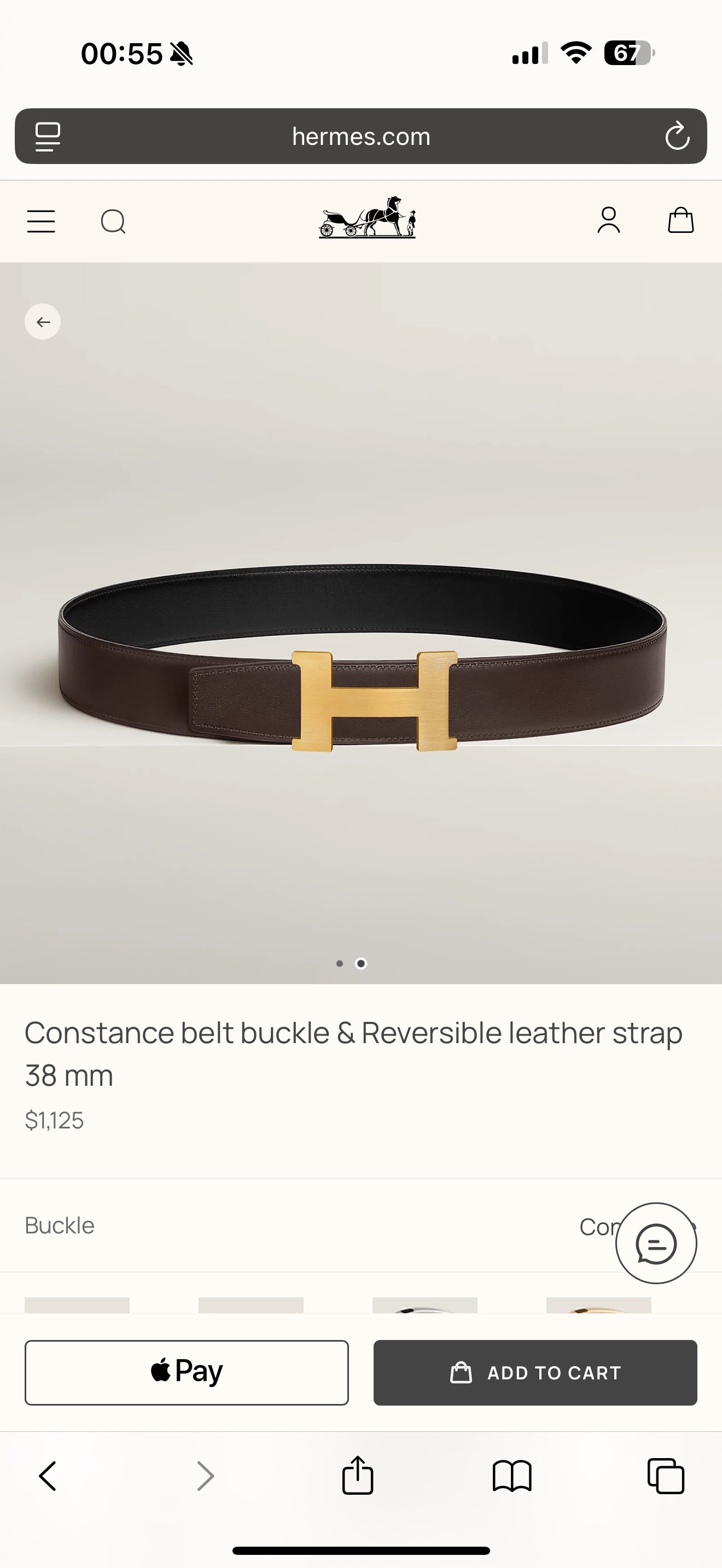 China Replica Hermes Belts 52usd Only