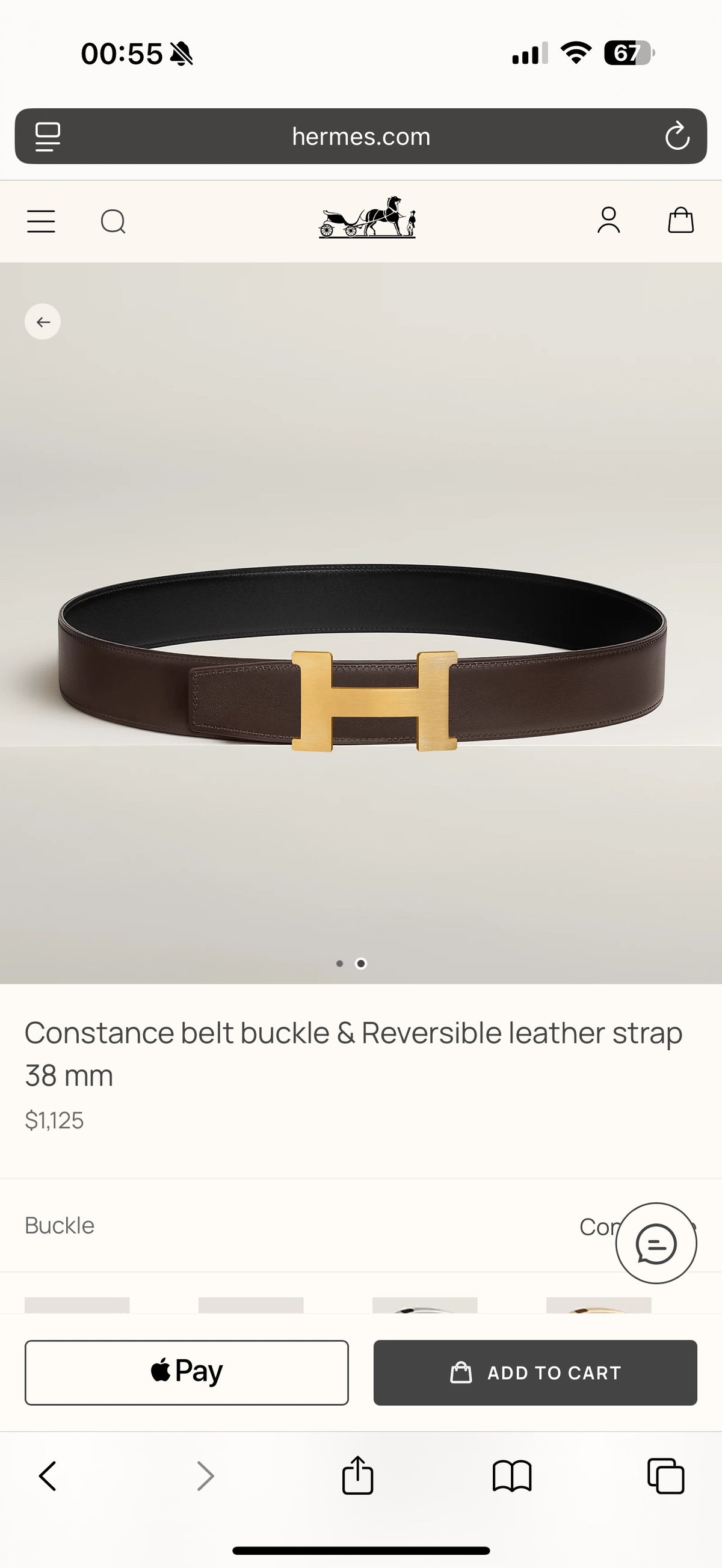 China Replica Hermes Belts 52usd Only