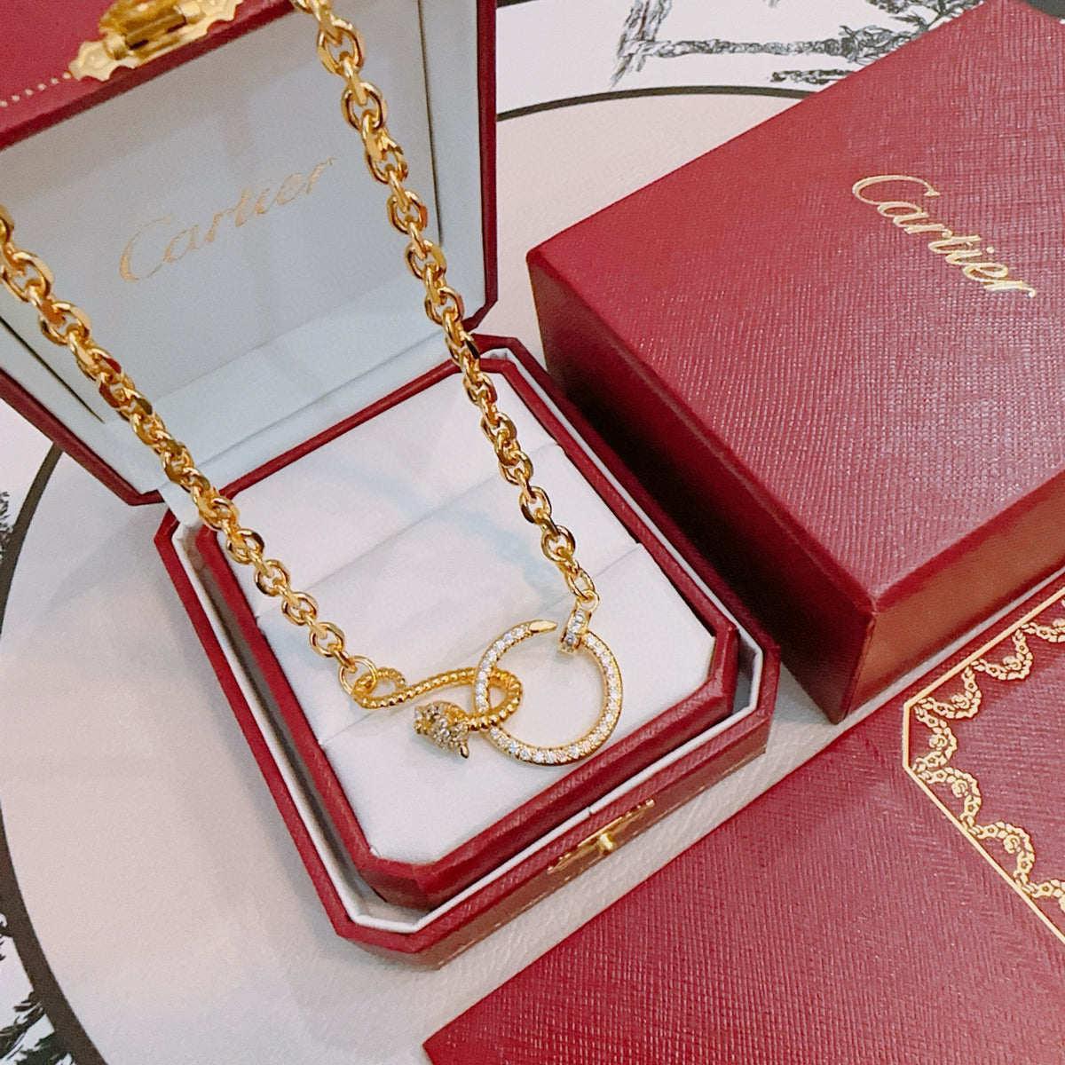 China Replica Cartier Necklaces 66usd Only
