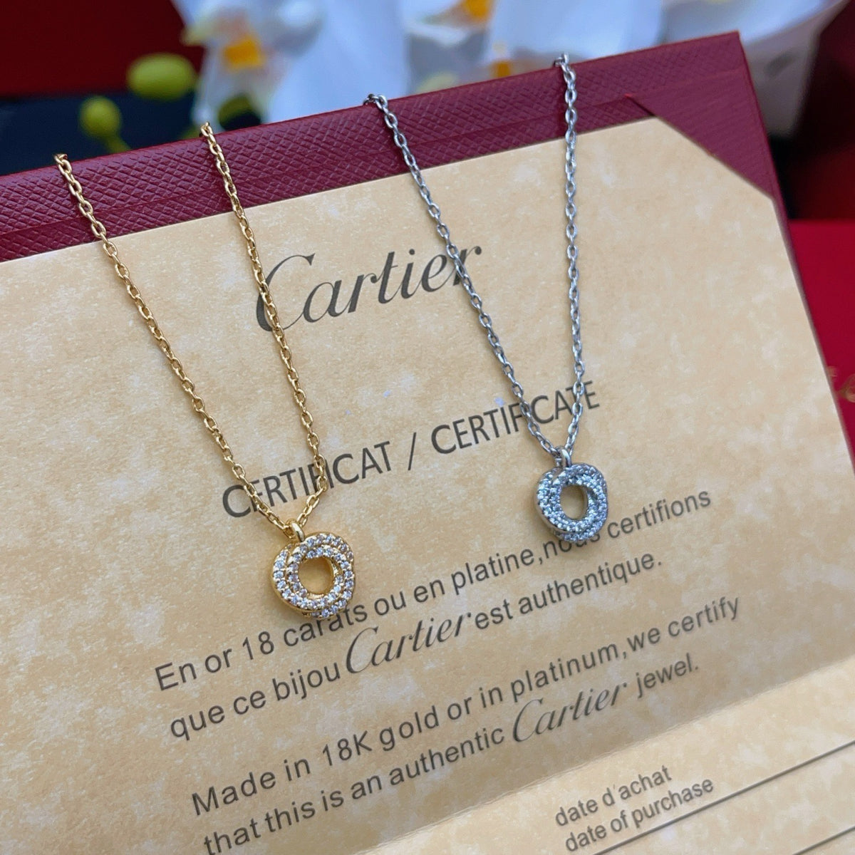 China Replica Cartier Necklaces 30usd Only