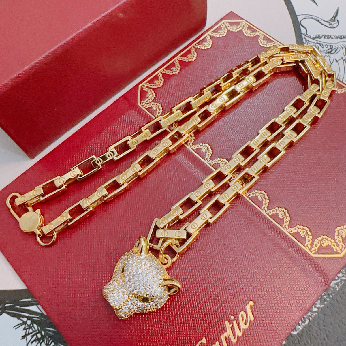 China Replica Cartier Necklaces 114usd Only