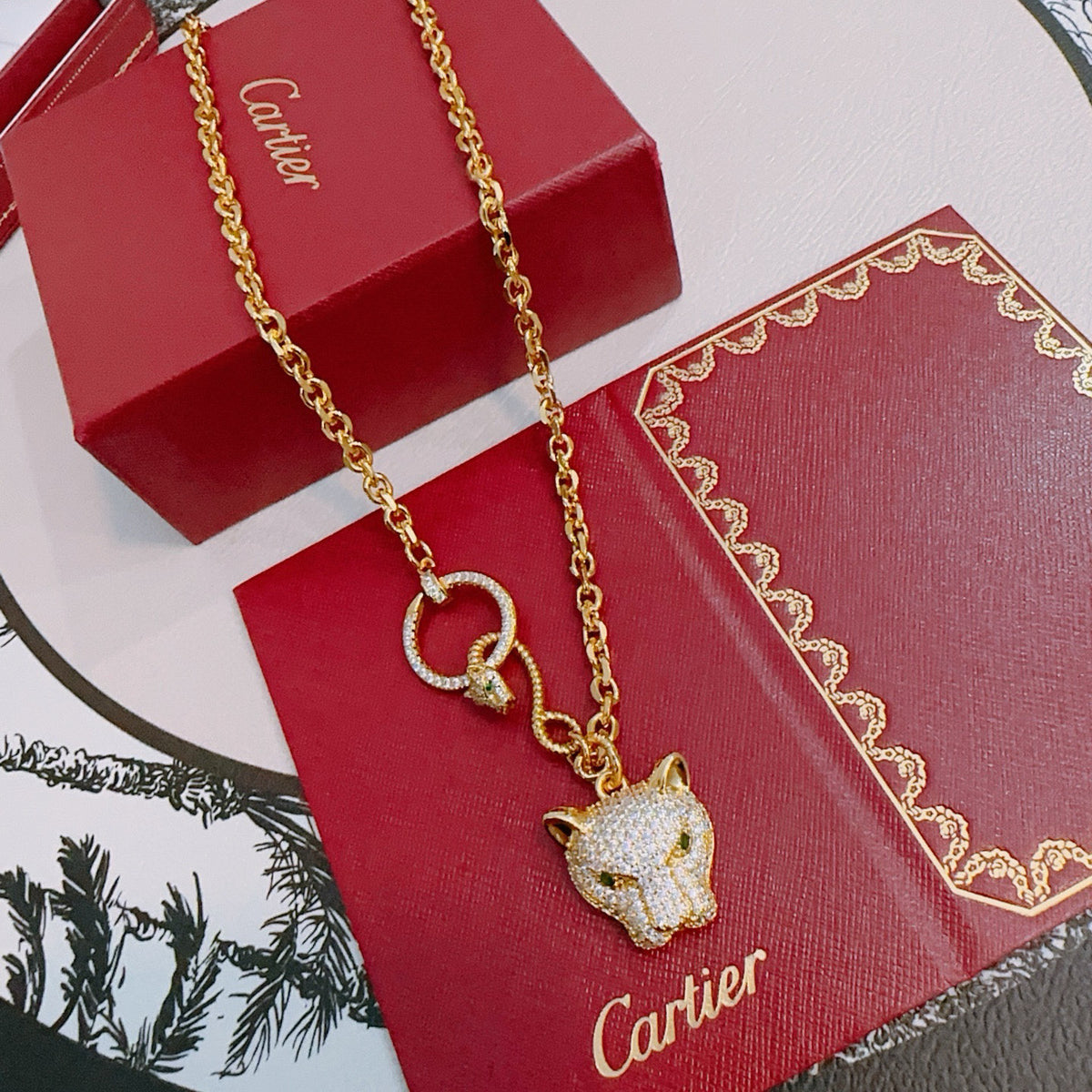 China Replica Cartier Necklaces 84usd Only