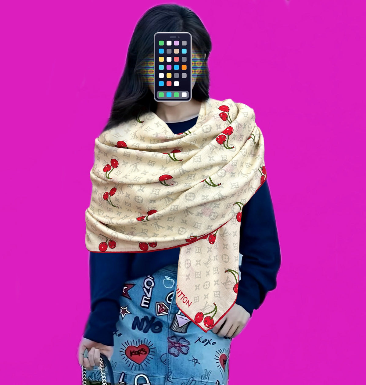 China Replica LV Scarf 78usd Only
