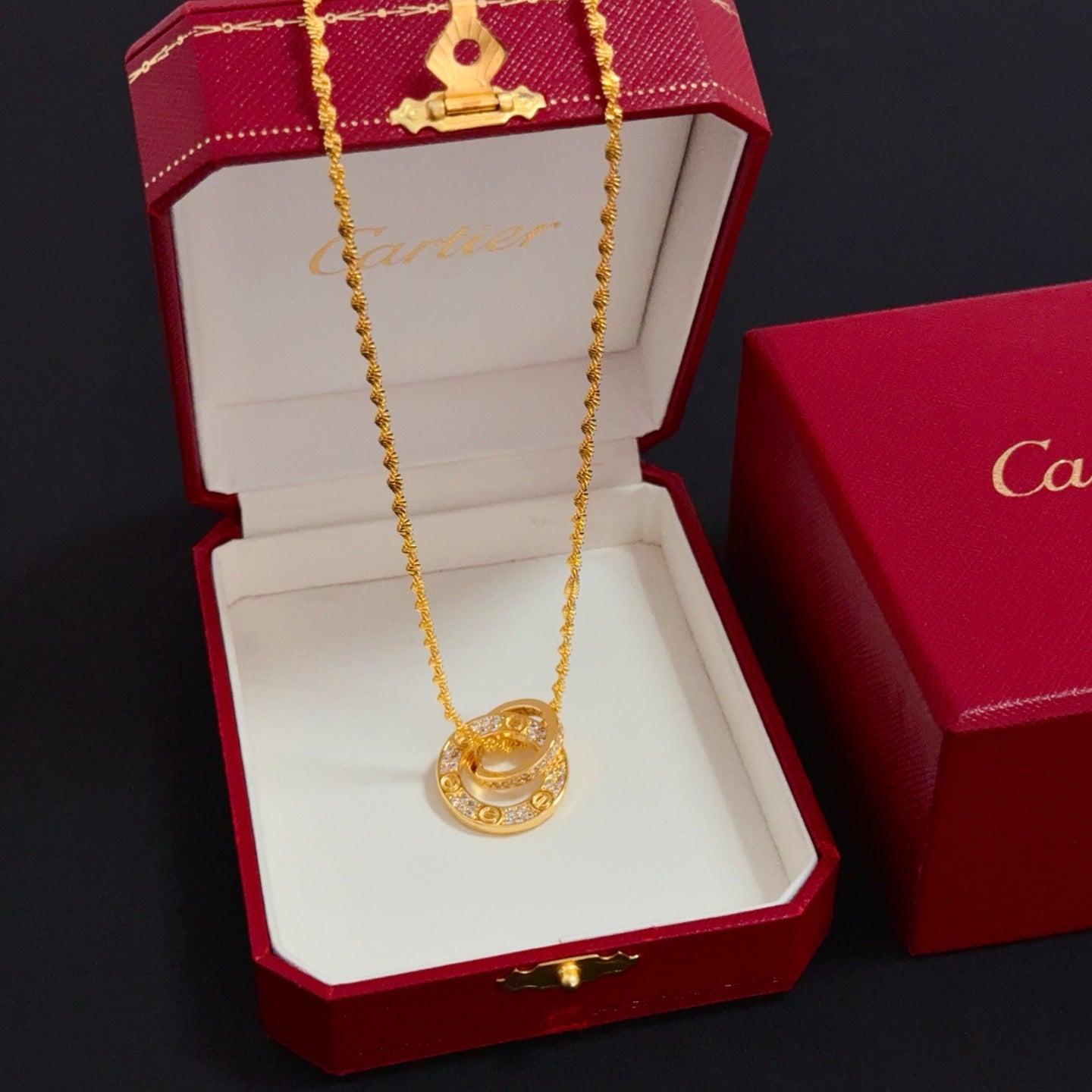 China Replica Cartier Necklaces 63usd Only