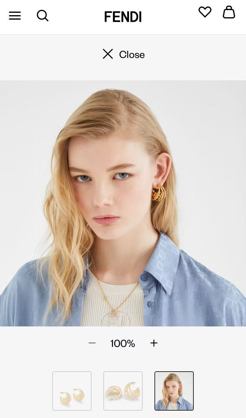 China Replica Fendi Earrings 68usd Only