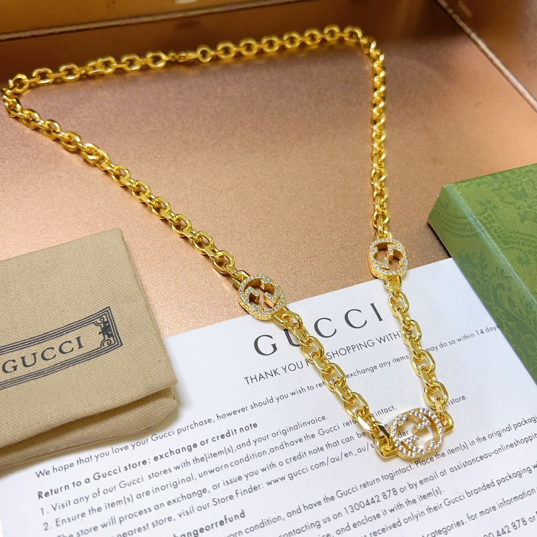 China Replica Gucci Necklaces 75usd Only