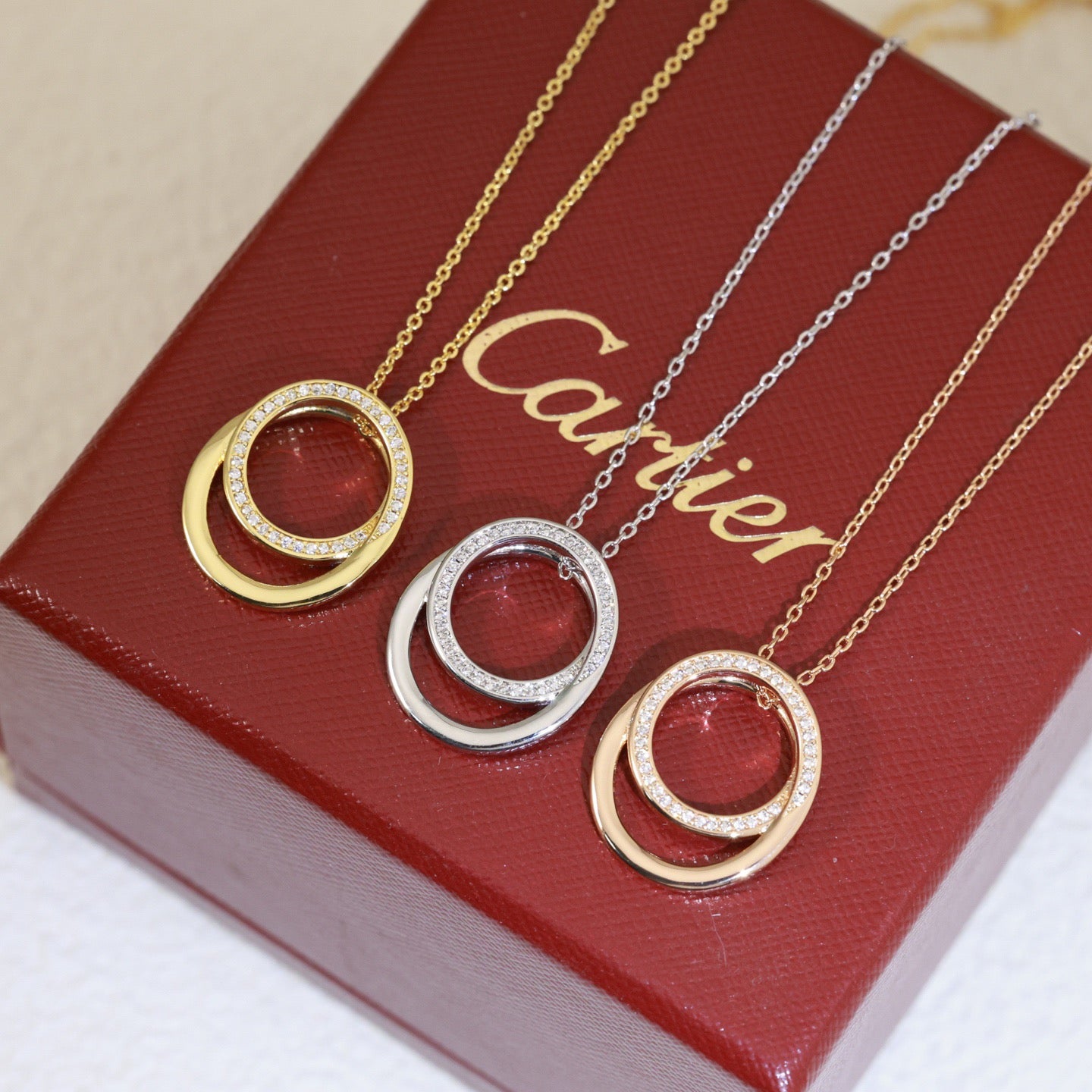 China Replica Cartier Necklaces 35usd Only