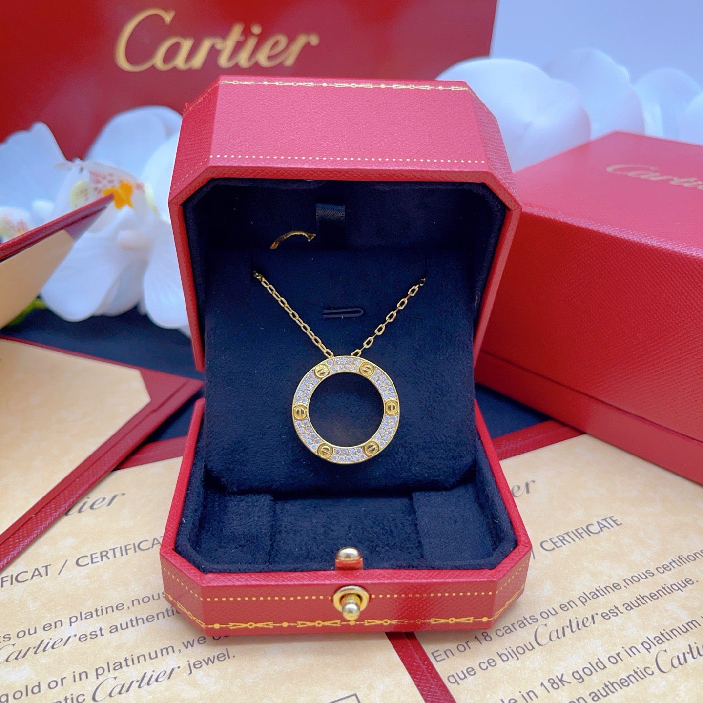 China Replica Cartier Necklaces 33usd Only