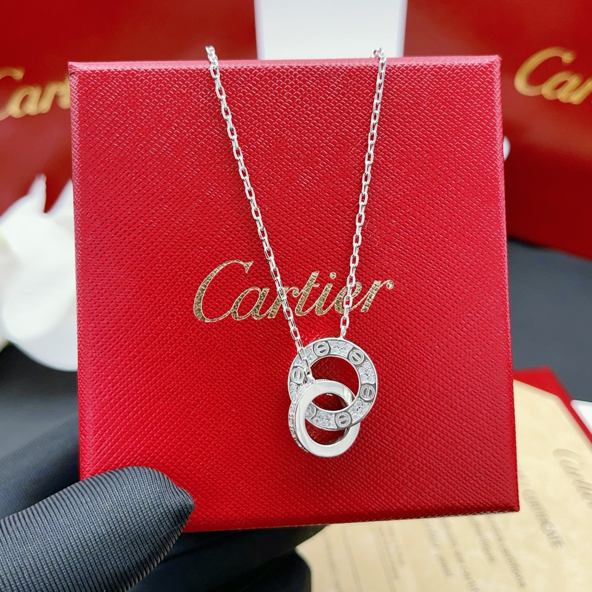 China Replica Cartier Necklaces 33usd Only