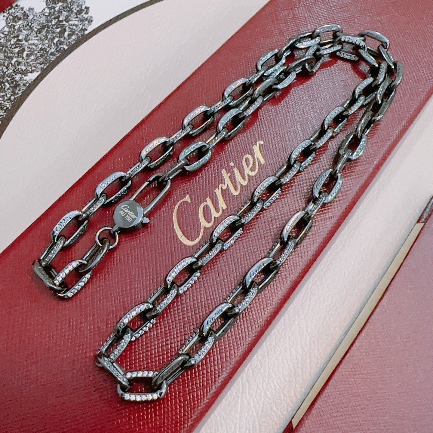 China Replica Cartier Necklaces 102usd Only