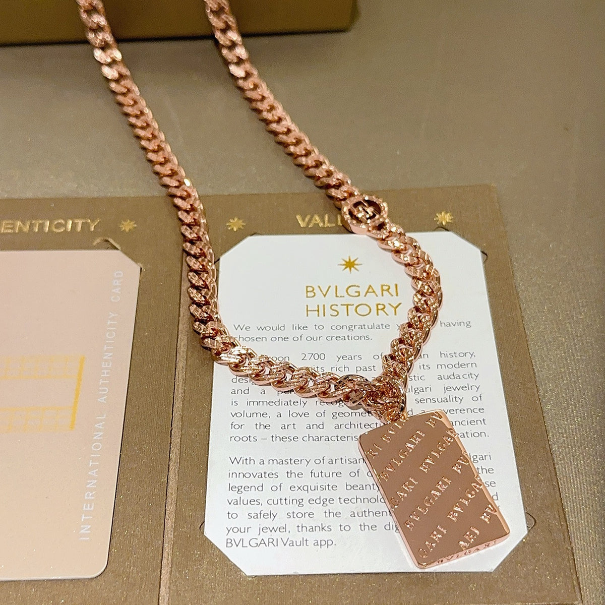 China Replica Bvlgari Necklaces 75usd Only