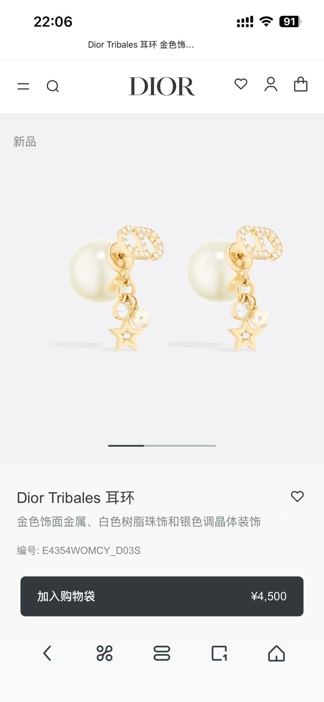 China Replica Balenciaga Earrings 22usd Only