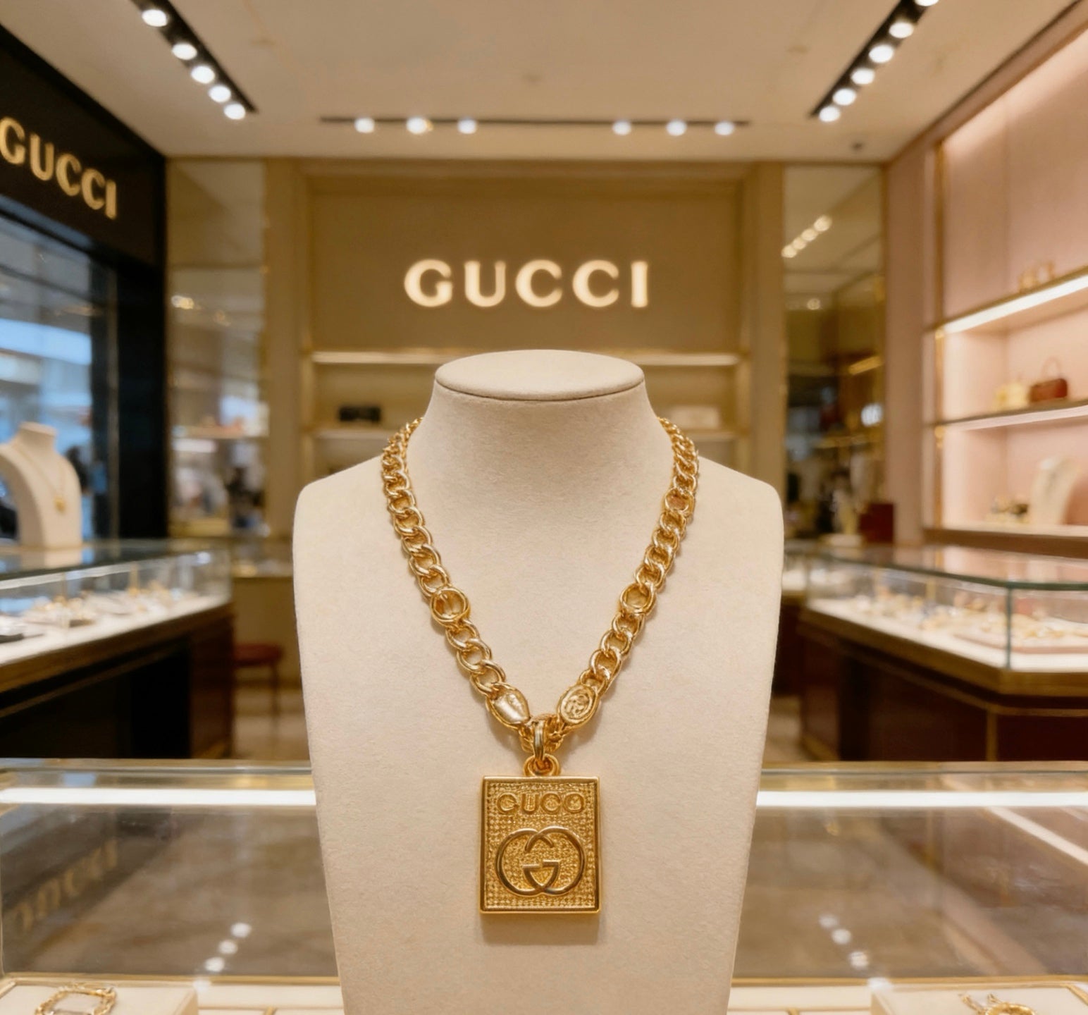 China Replica Gucci Necklaces 69usd Only