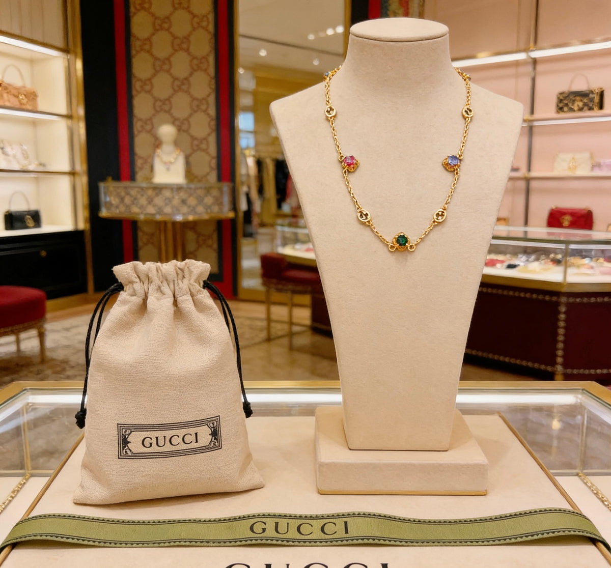 China Replica Gucci Necklaces 54usd Only