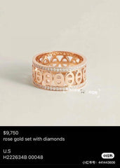 China Replica Hermes Rings 42usd Only