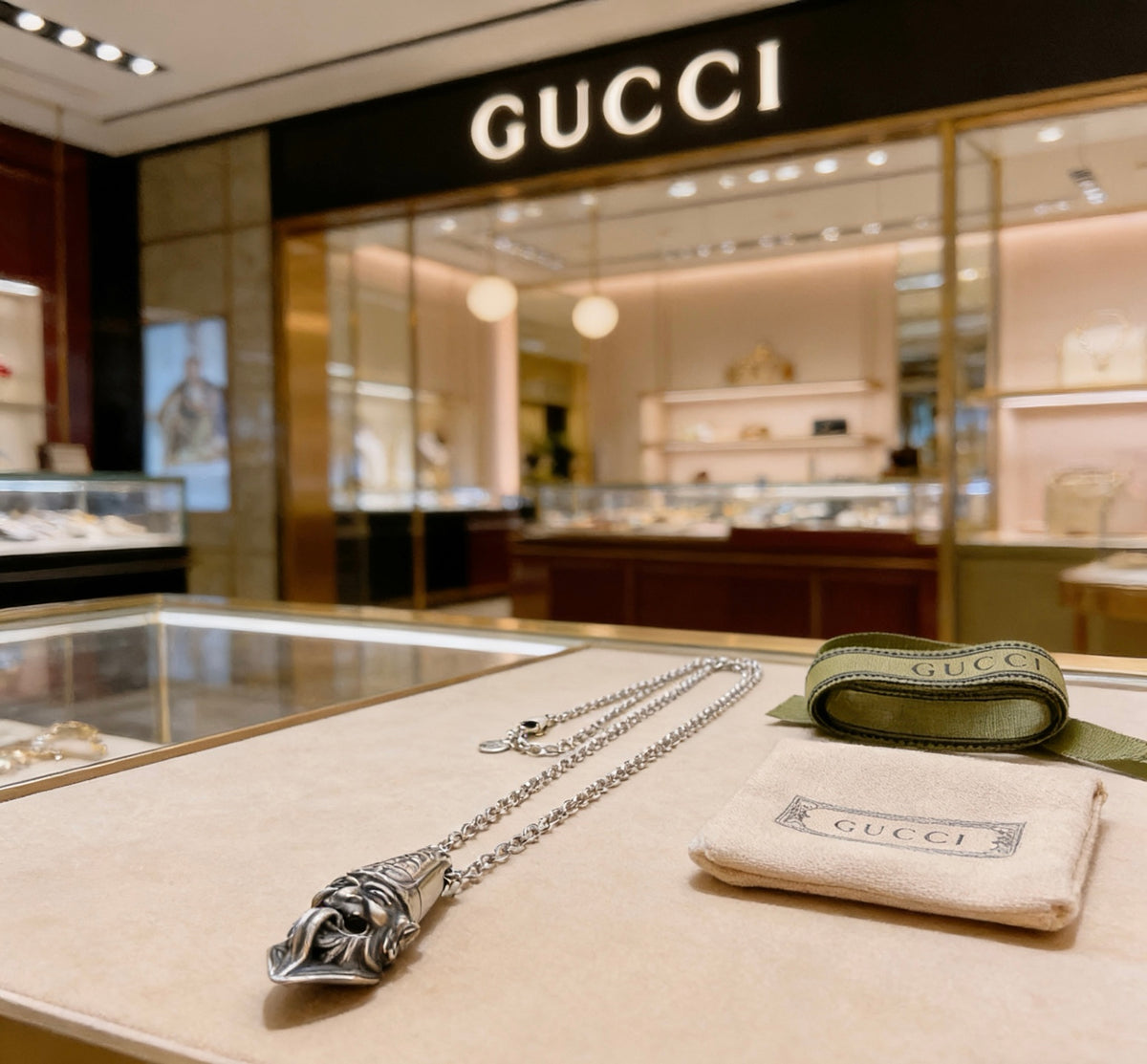 China Replica Gucci Necklaces 39usd Only
