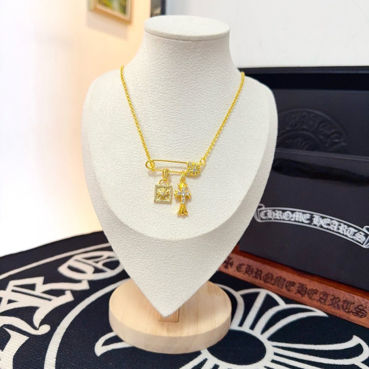China Replica Chrome Hearts Necklaces 66usd Only