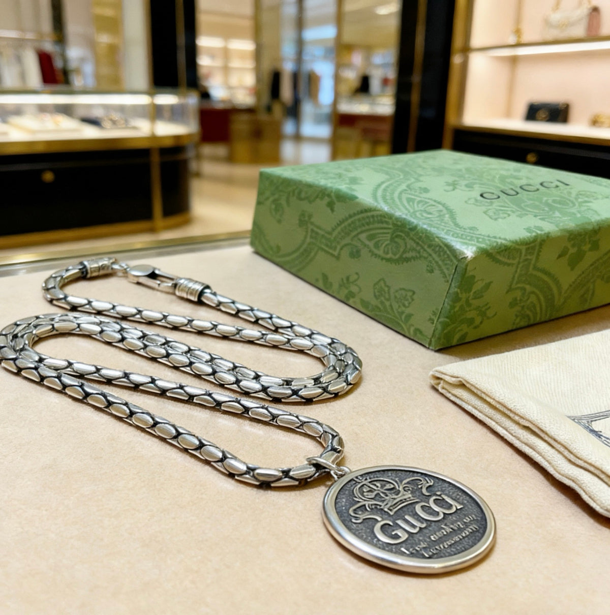China Replica Gucci Necklaces 75usd Only