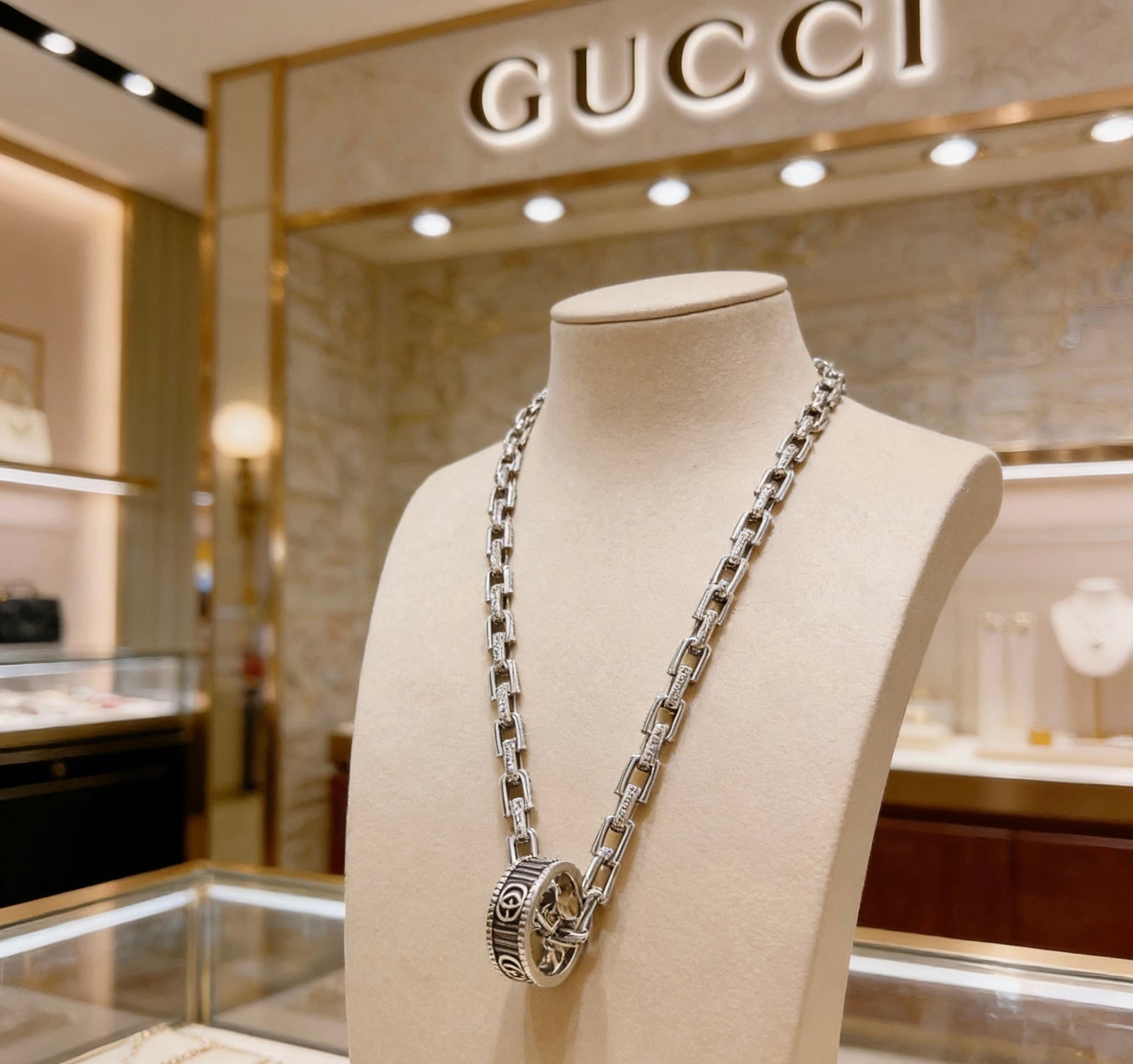 China Replica Gucci Necklaces 75usd Only