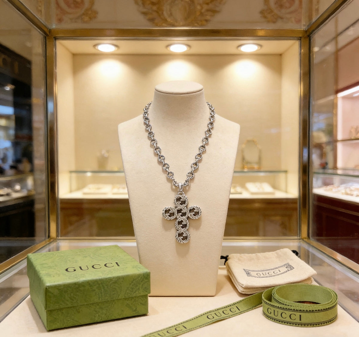 China Replica Gucci Necklaces 72usd Only