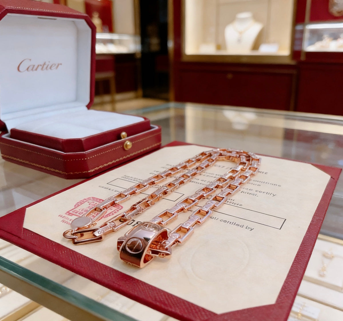 China Replica Cartier Necklaces 102usd Only