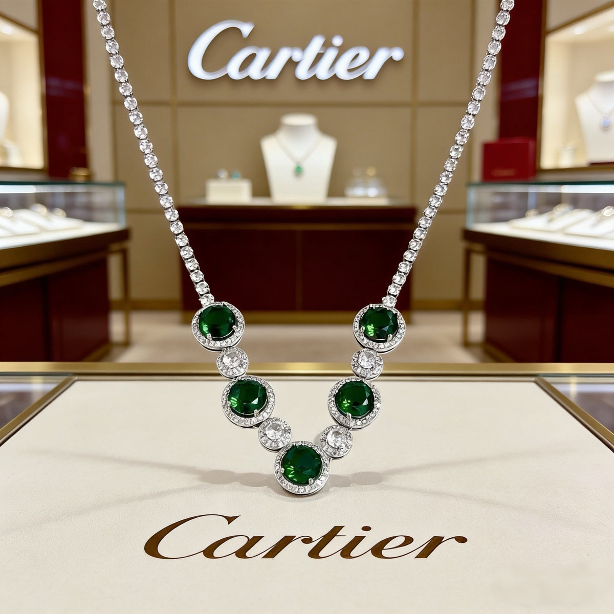 China Replica Cartier Necklaces 75usd Only