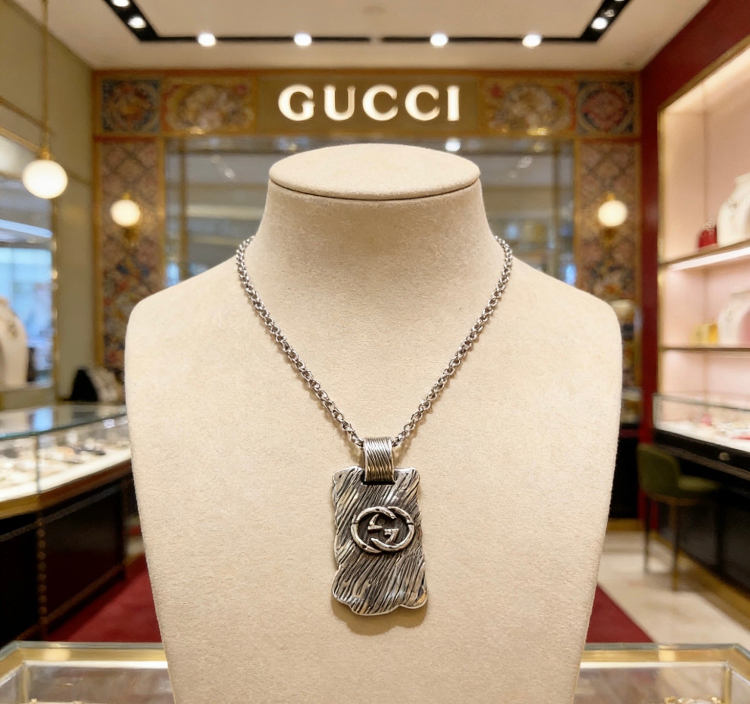 China Replica Gucci Necklaces 45usd Only