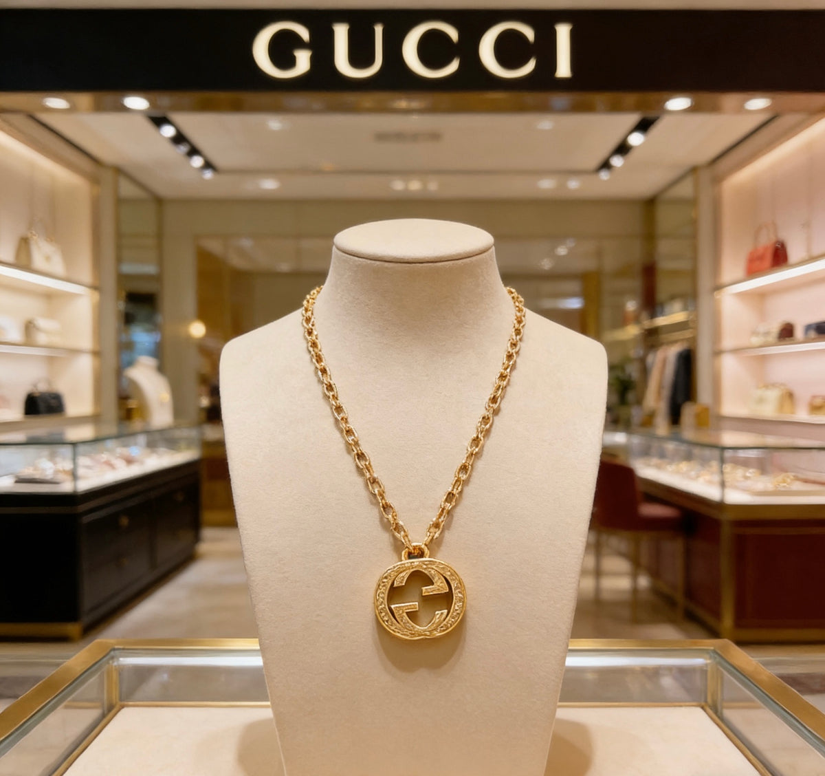 China Replica Gucci Necklaces 51usd Only