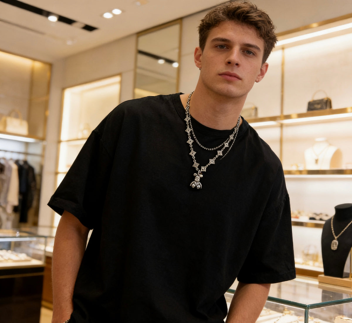 China Replica LV Necklaces 90usd Only
