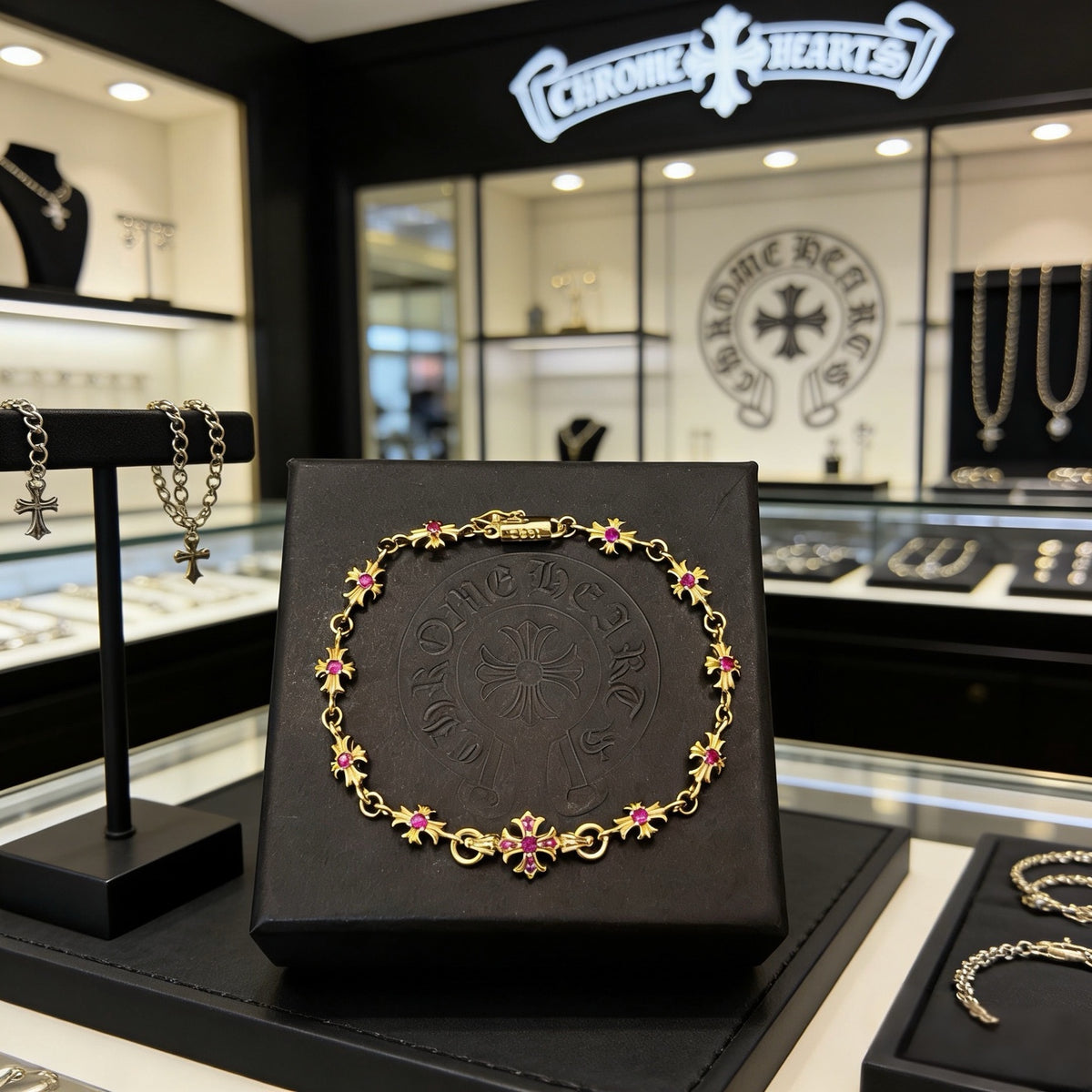 China Replica Chrome Hearts Bracelets 48usd Only