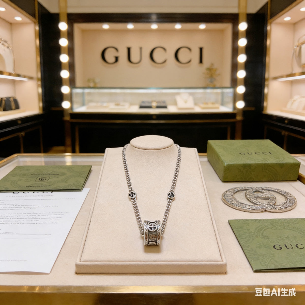 China Replica Gucci Necklaces 51usd Only