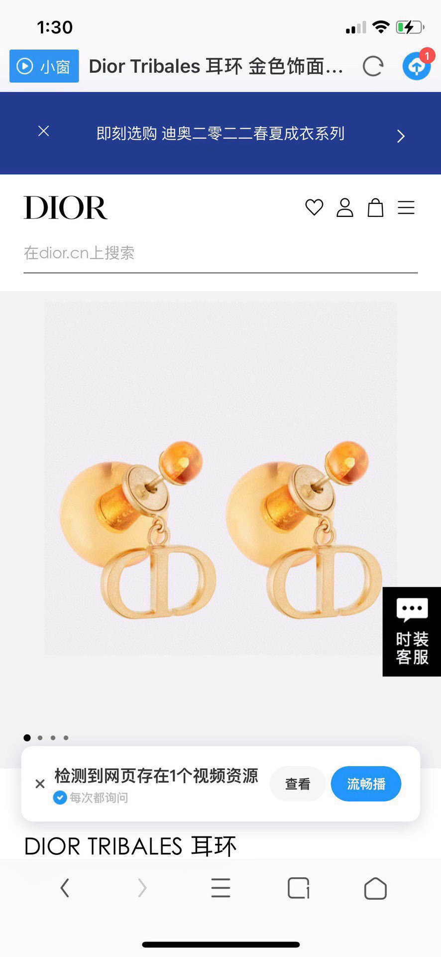 China Replica Dior Earrings 22usd Only