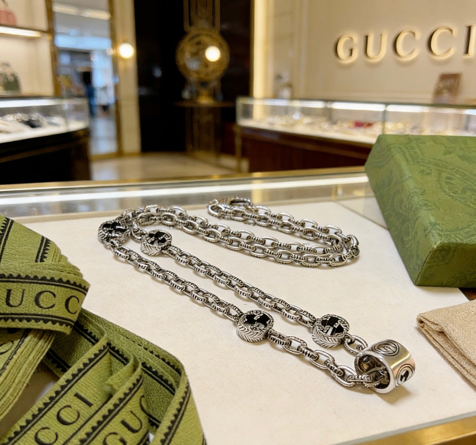 China Replica Gucci Necklaces 81usd Only