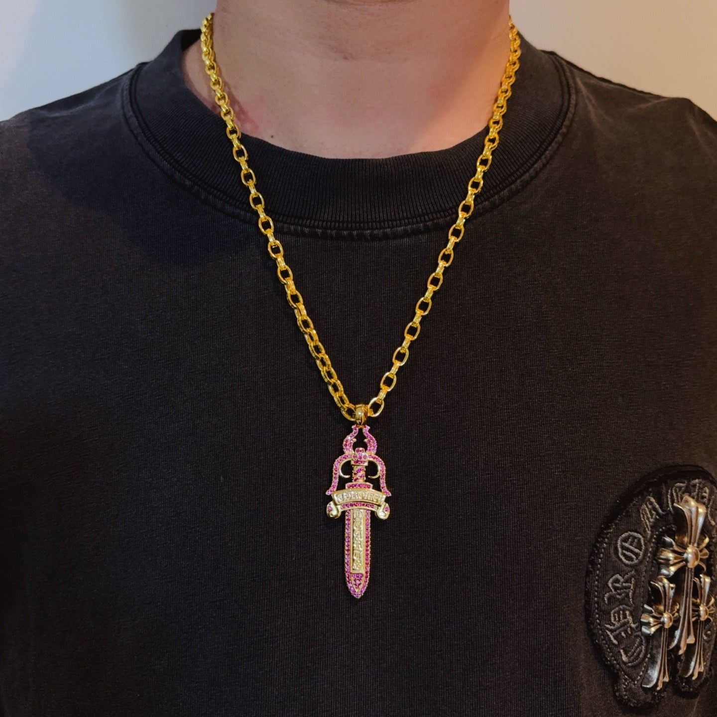 China Replica Chrome Hearts Necklaces 78usd Only