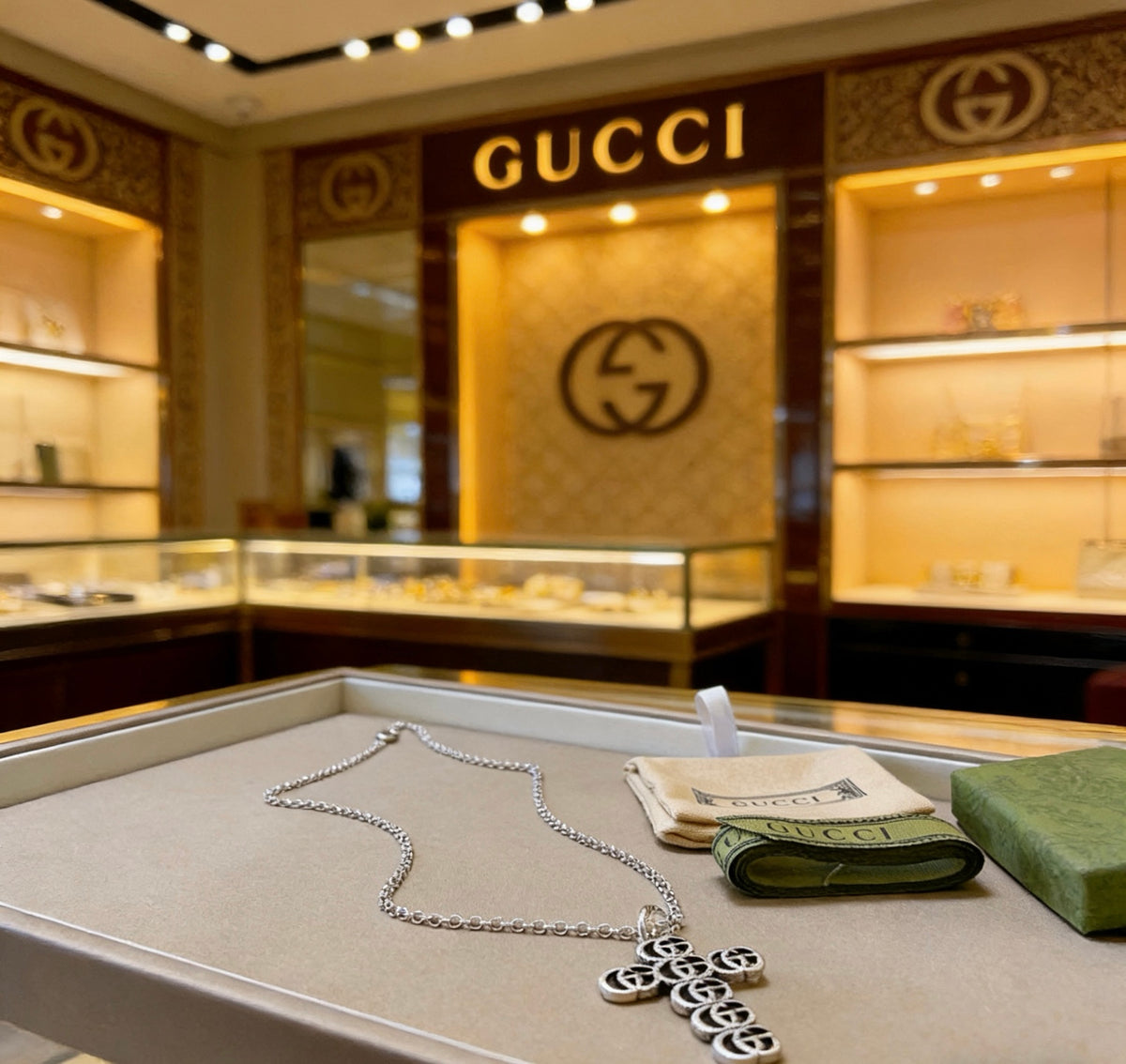 China Replica Gucci Necklaces 39usd Only